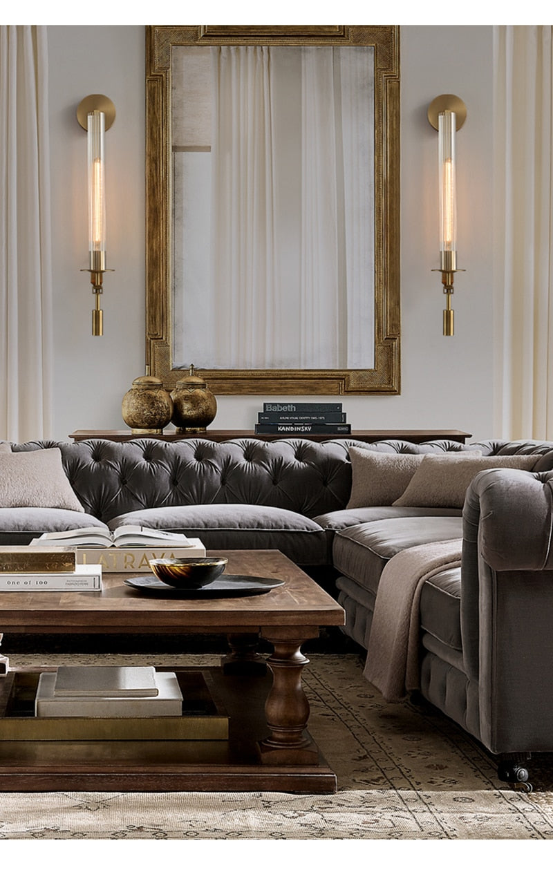 WIN Indoor Post Modern Classical LED Lights Luxury Wall Lamp