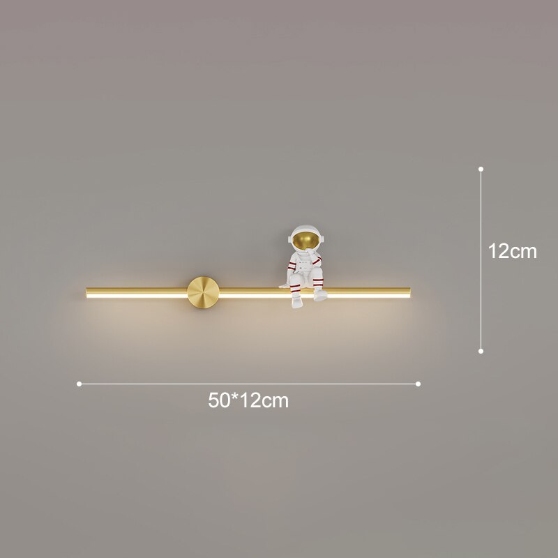 Lyf Sitting Astronaut Wall Lamp