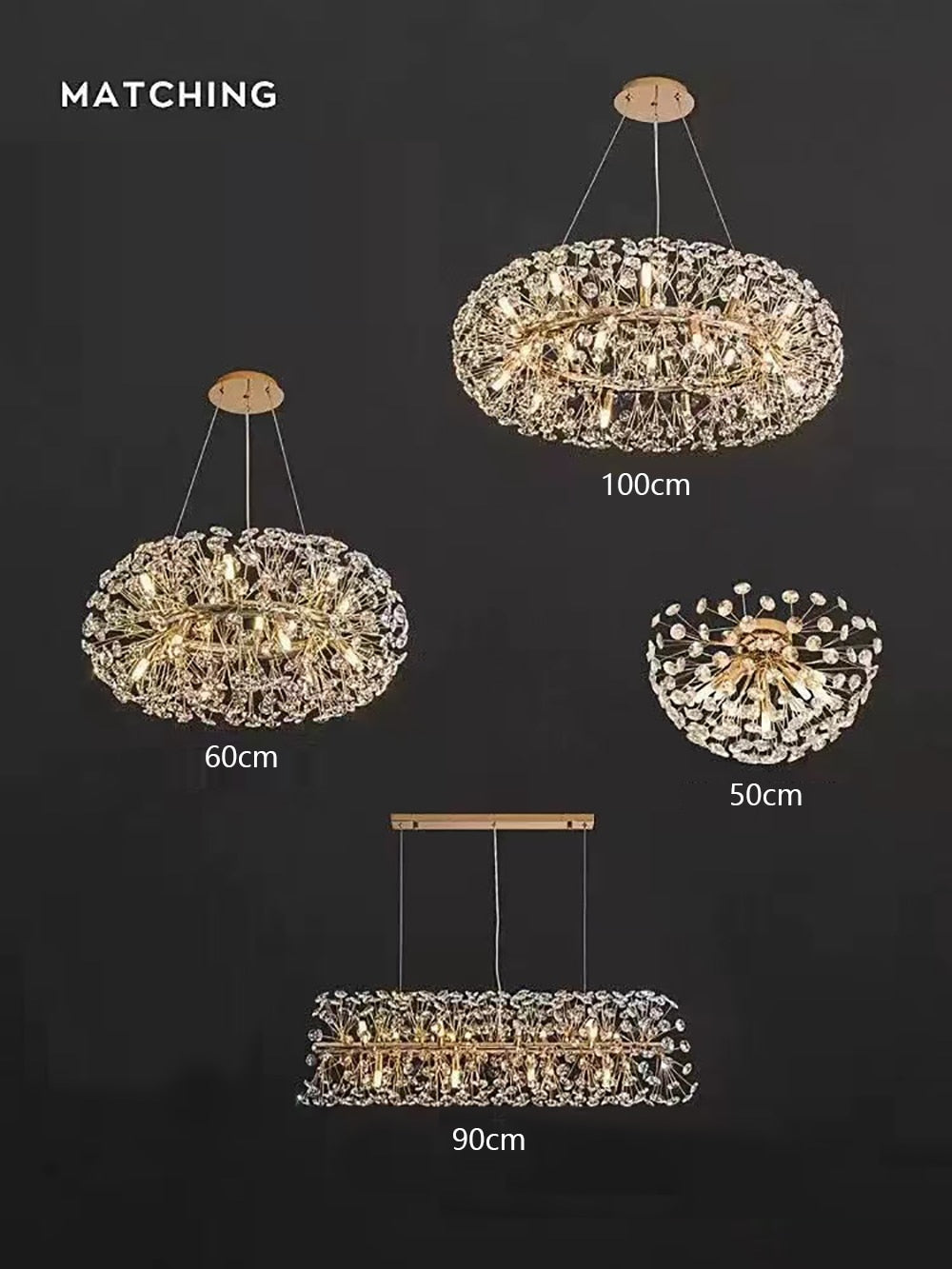 OLGA Artistical Firework Wall/Pendant/Ceiling/Table/Floor Lights