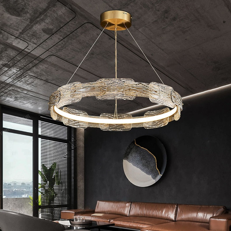 Olga Rounded Crystal Chandelier