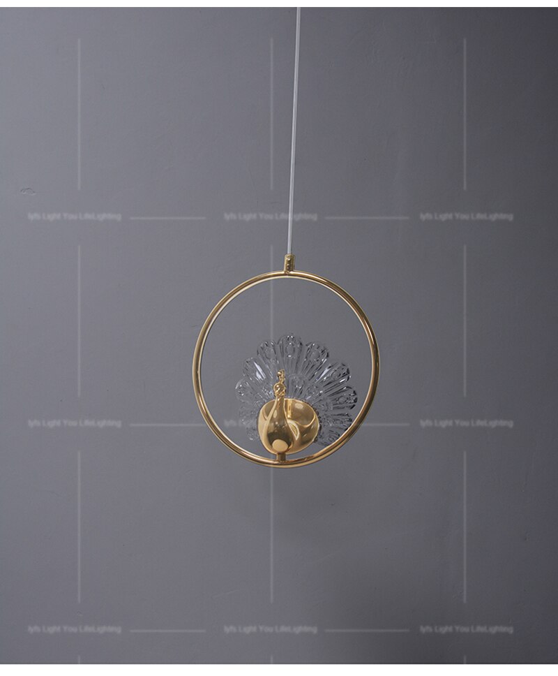 Lyf Peacock Lustre Pendant Light