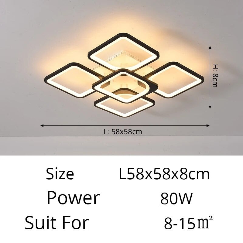 Qiyi Kaoli Modern LED Chandelier