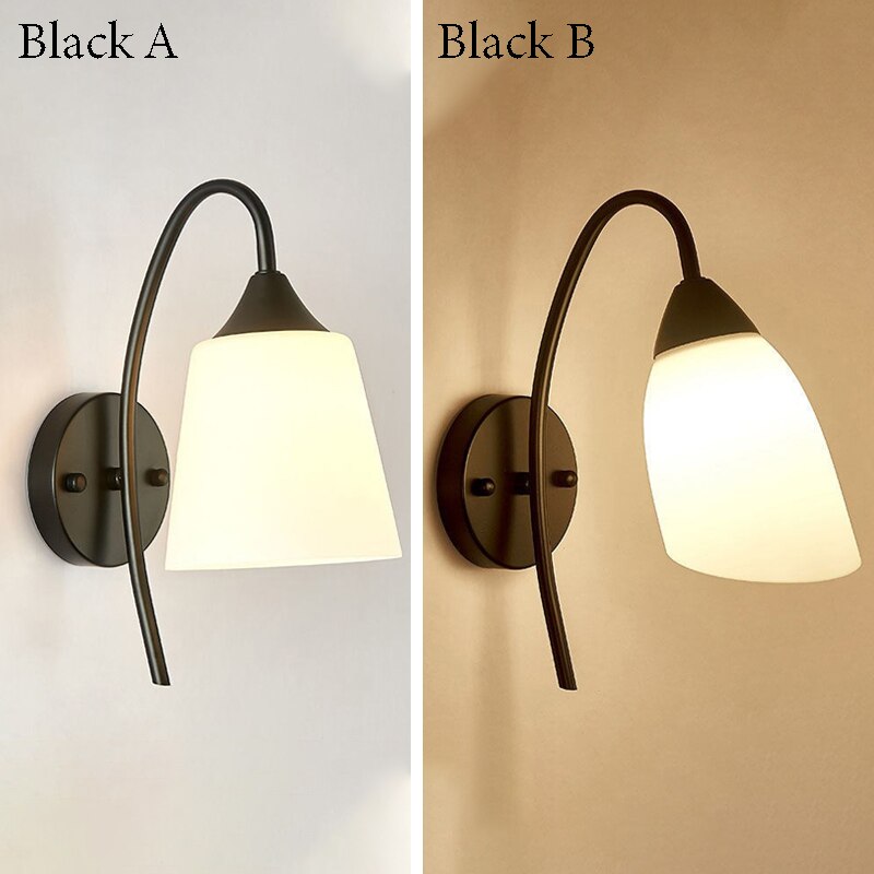 Oud Lea Black Gold Wall Lamp