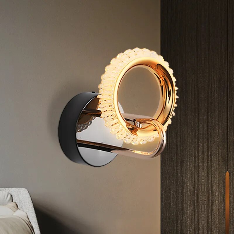 Modern Crystal LED Wall Lamps