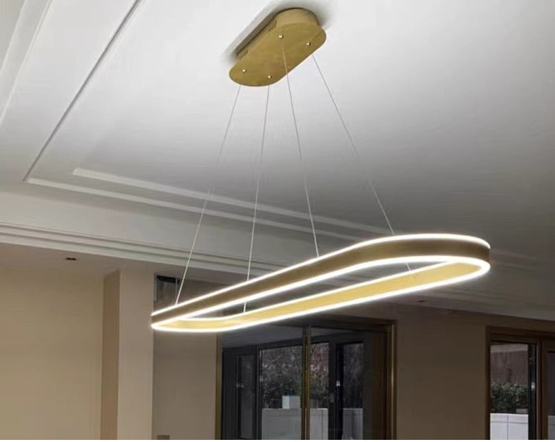 Ylk Oval Design Modern Chandelier