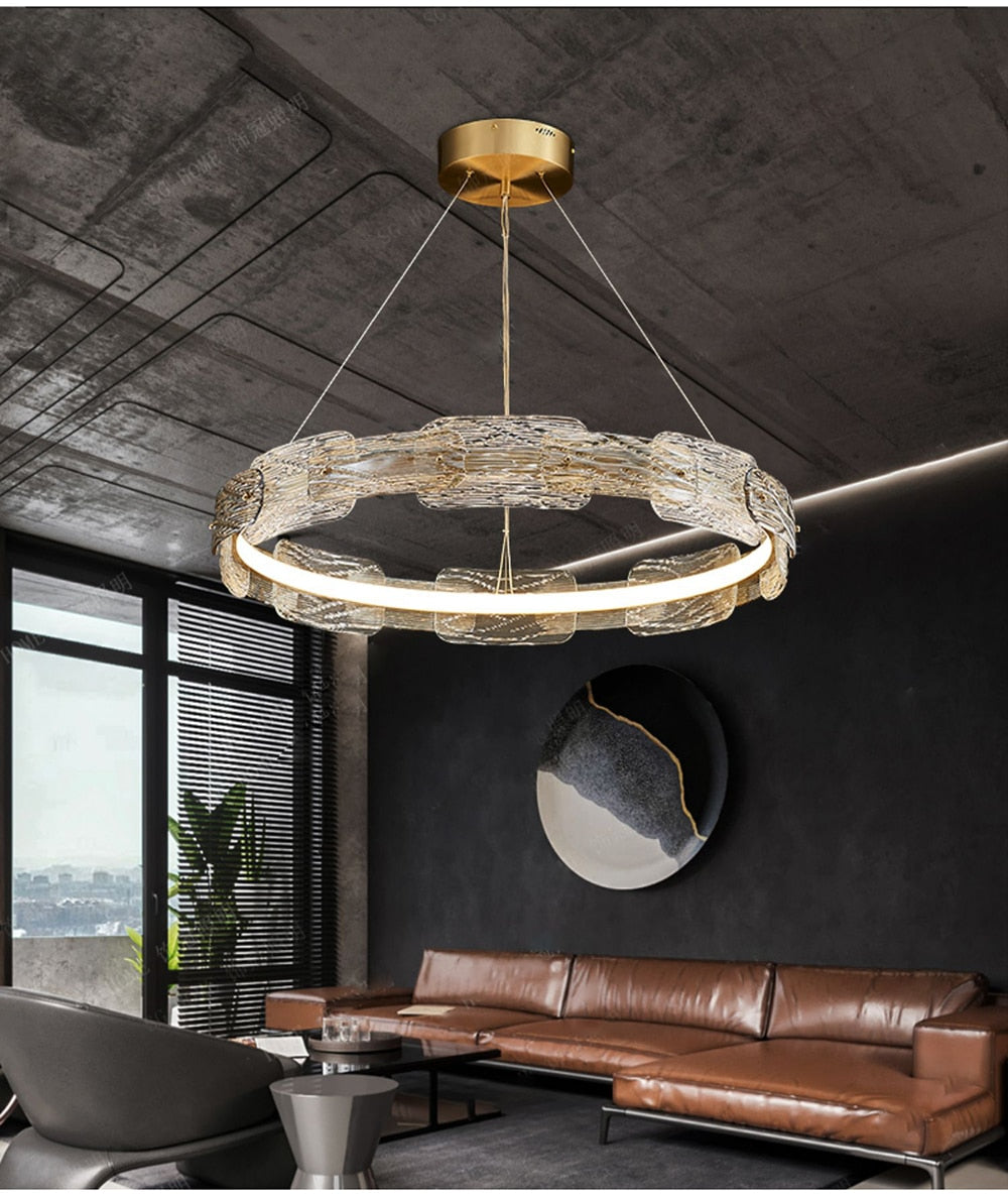 Olga Rounded Crystal Chandelier