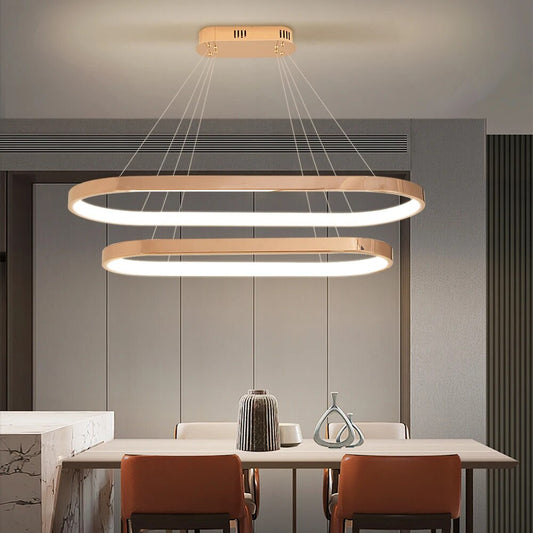 Ylk Rose Gold Pendant Light Fixture