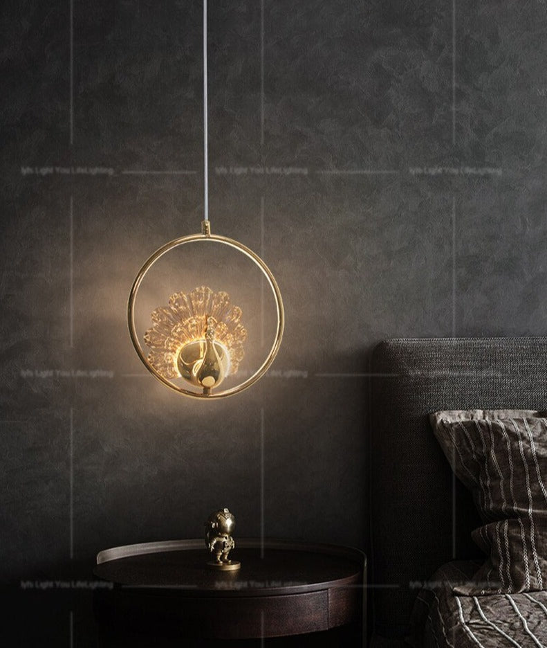 Lyf Peacock Lustre Pendant Light