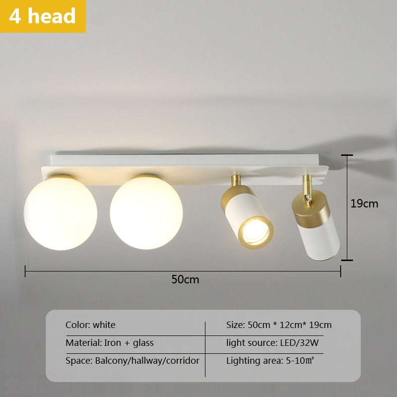 Wad Nordic Modern Glass Ball Lamp