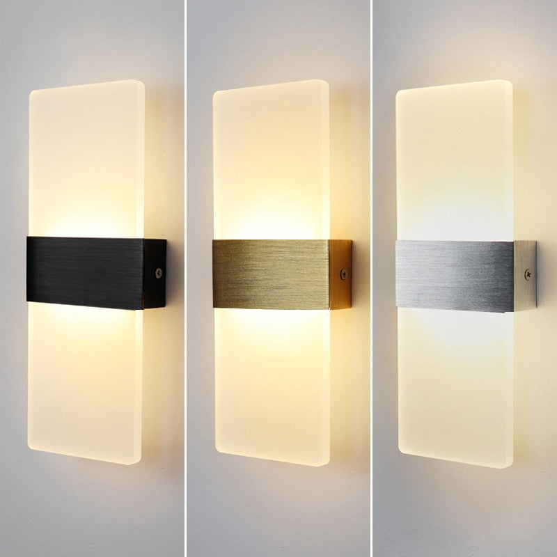 WIN LED Touch Sensor Switch Acrylic Wall Lamp