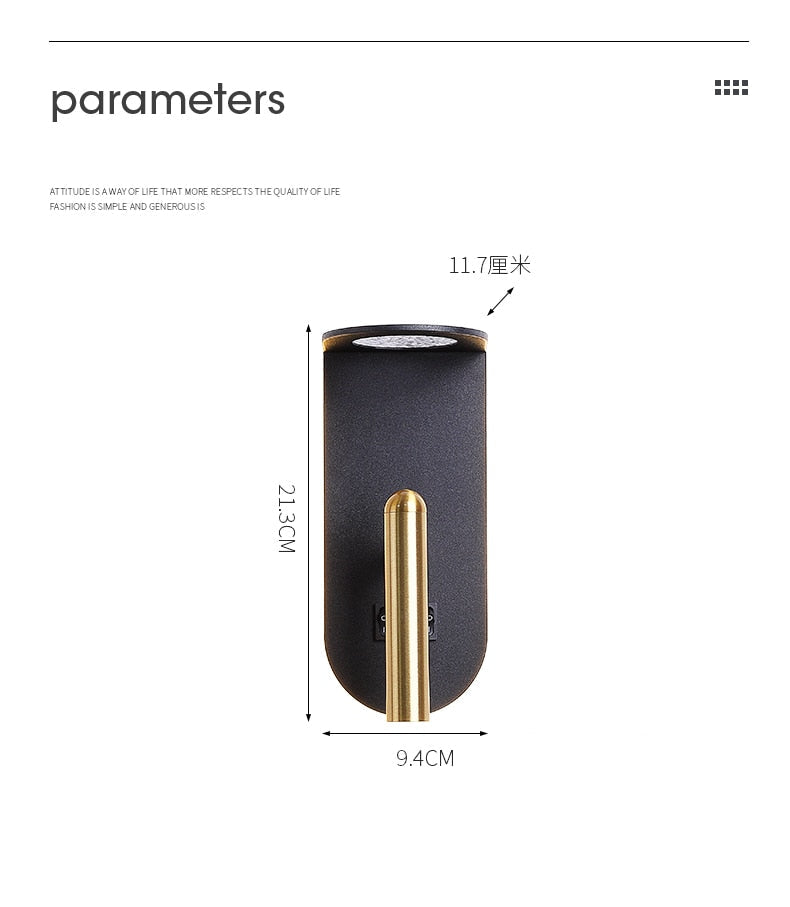 Win Nordic Flame Effect Wall Light