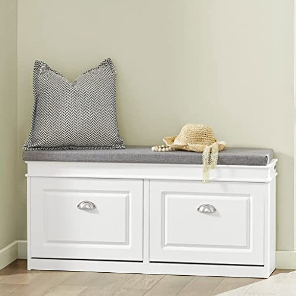 Ottilia - Storage Bench with Drawers Shoe Cabinet Entryway Shoe Storage Cabinet