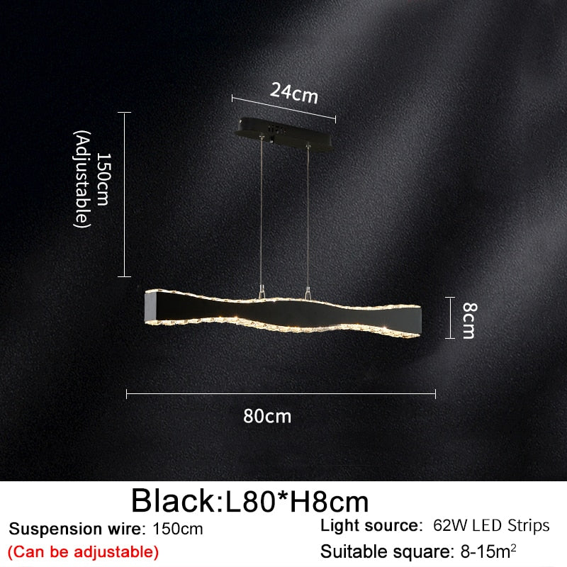 Ylk Modern Crystal Chandelier Fixture