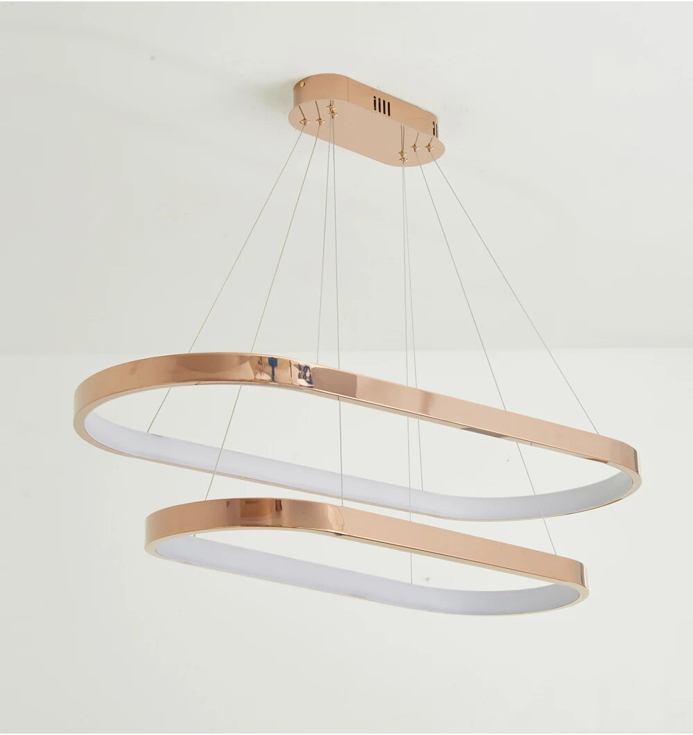 Ylk Rose Gold Pendant Light Fixture