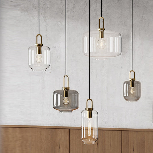 Wad Glass Pendant Light Fixture