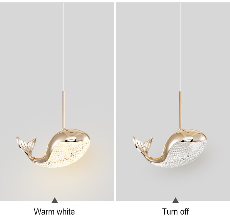 BAN Whale Modern LED Pendant Light