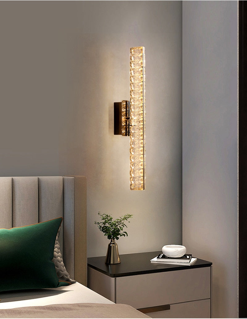 Ylk V Crystal Wall Sconce