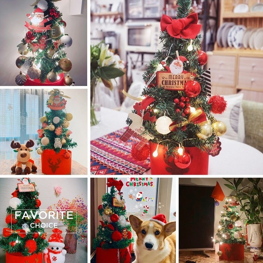 PQ 45CM DIY Desktop Christmas Tree Night Lights