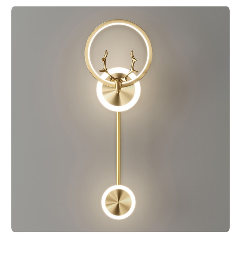 BAN Antler Nordic LED Modern Light Luxury Wall Lamp