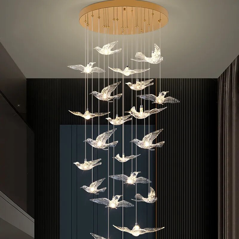 Ylk Bird Design Chandelier Light