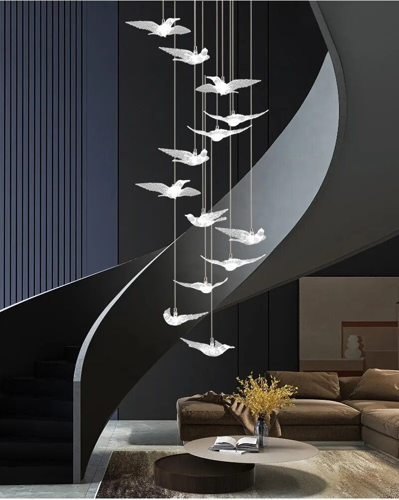 Ylk Bird Design Chandelier Light