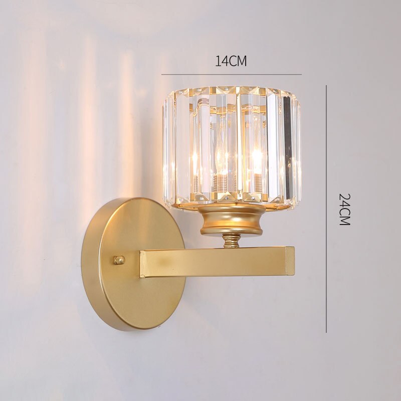 BAN Briony Crystal LED Wall Lamp