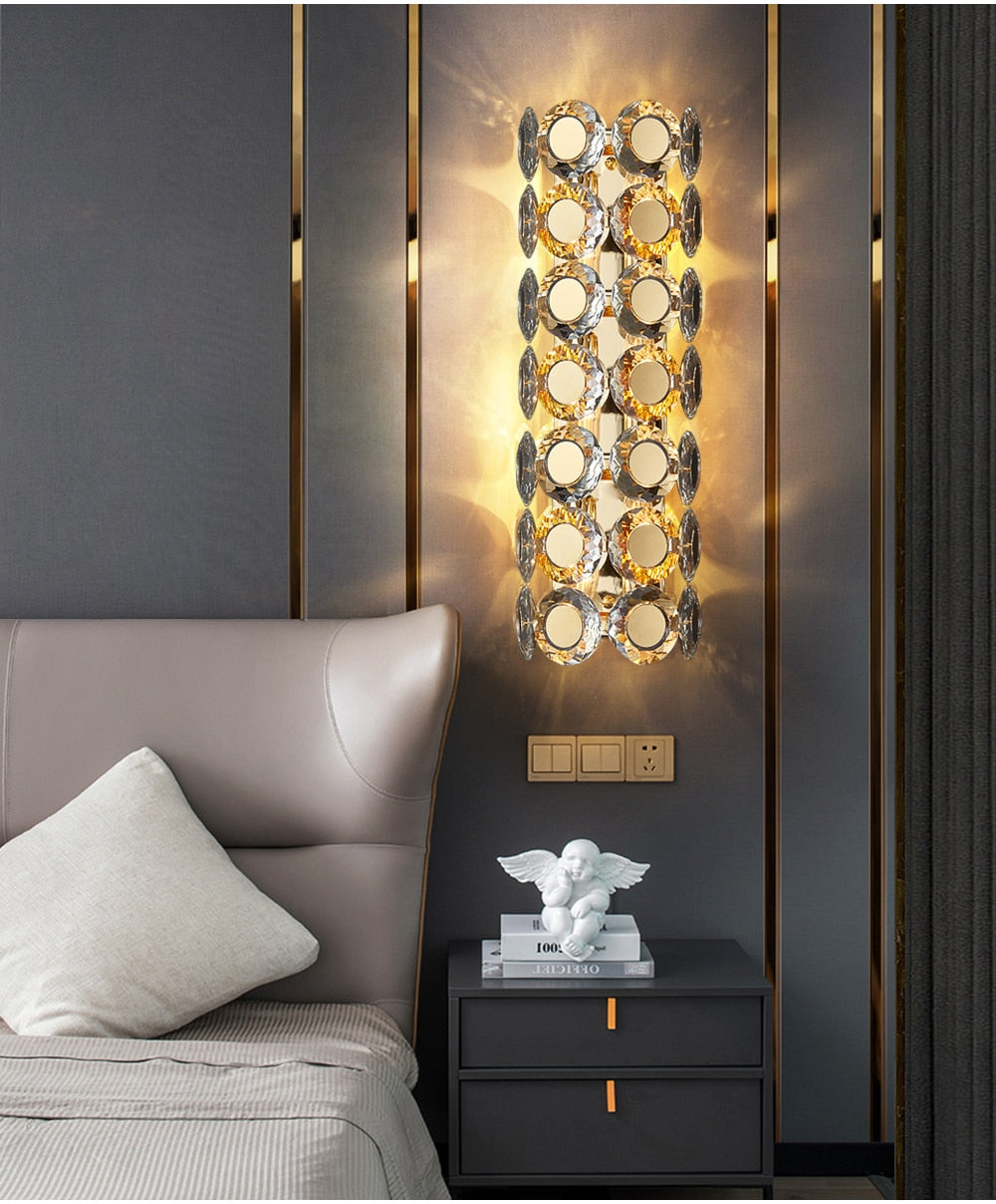 Ylk Adriel Modern Gold Sconce