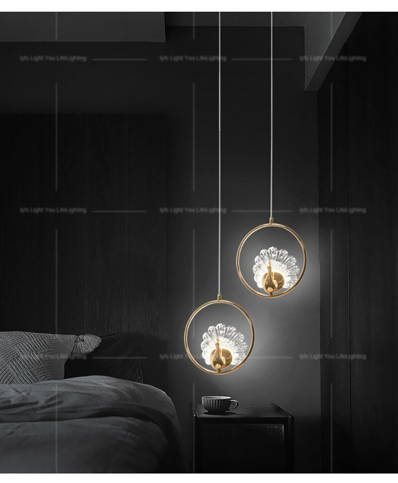 Lyf Peacock Lustre Pendant Light