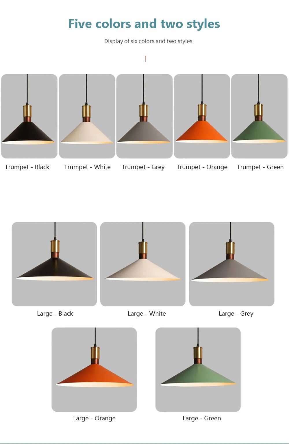 Nordic Industrial retro loft simple Hanging Light