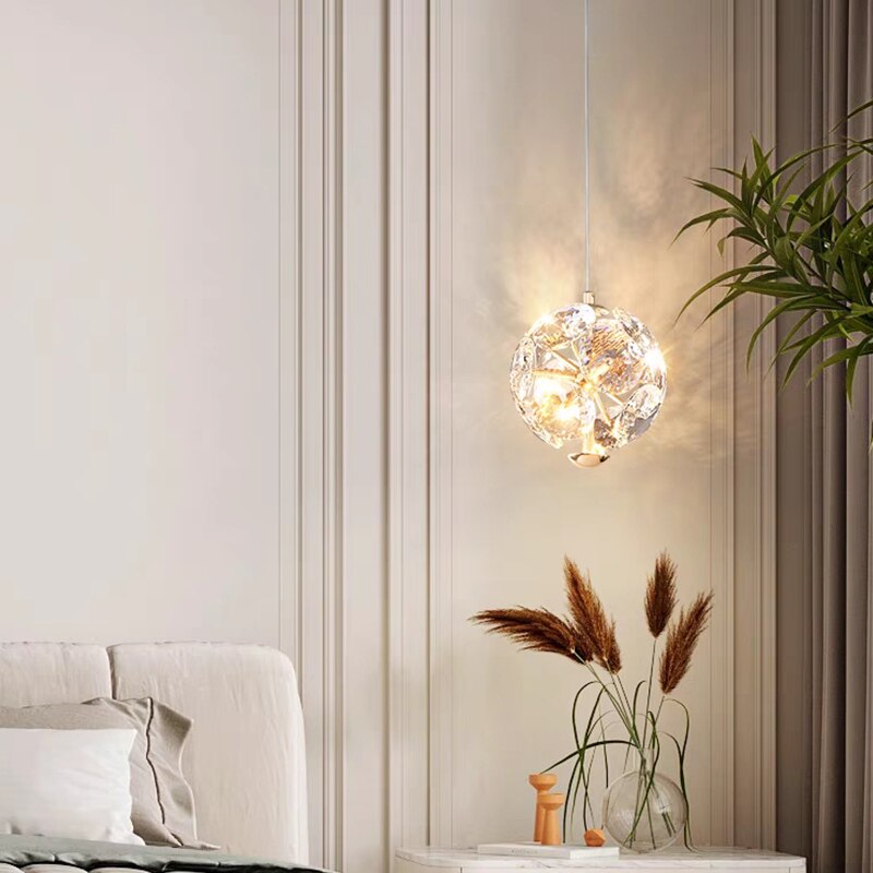 LYF Emerald LED Nordic Pendant Lights Crystal Hanging Lamp