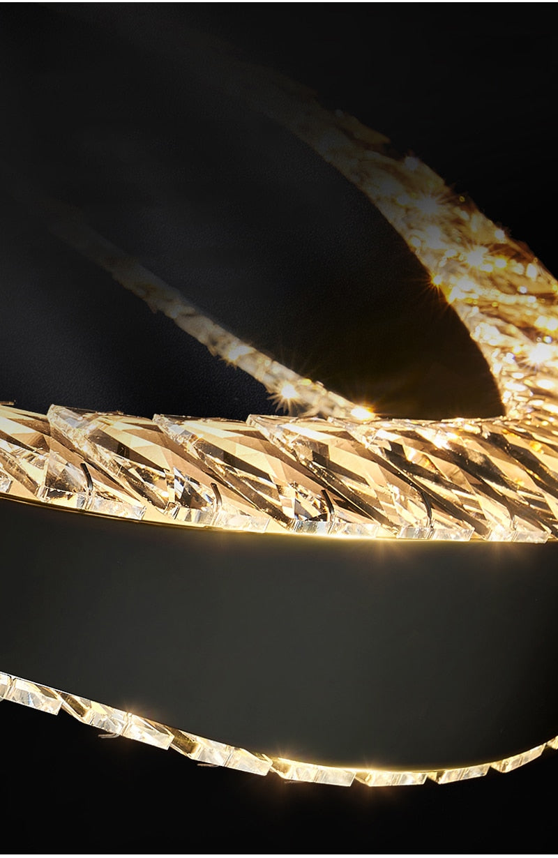 Ylk Modern Crystal Chandelier Fixture