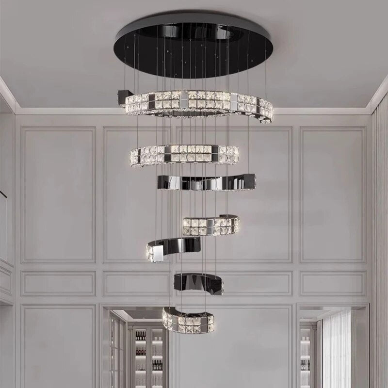 Ylk Memen Luxury Staircase Chandelier