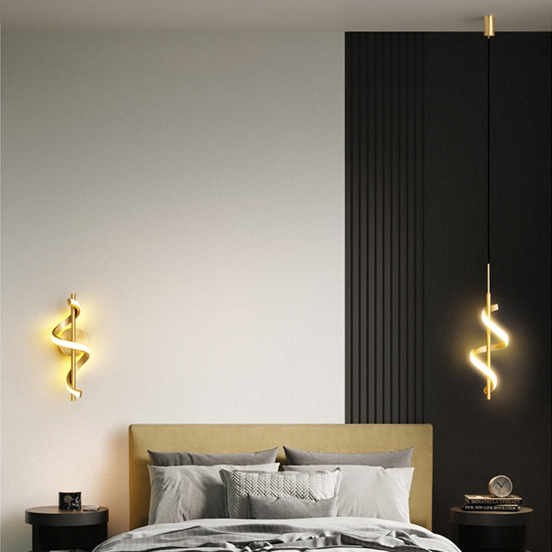 LYF Wall/Pendant The Spiral Lustre LED Light