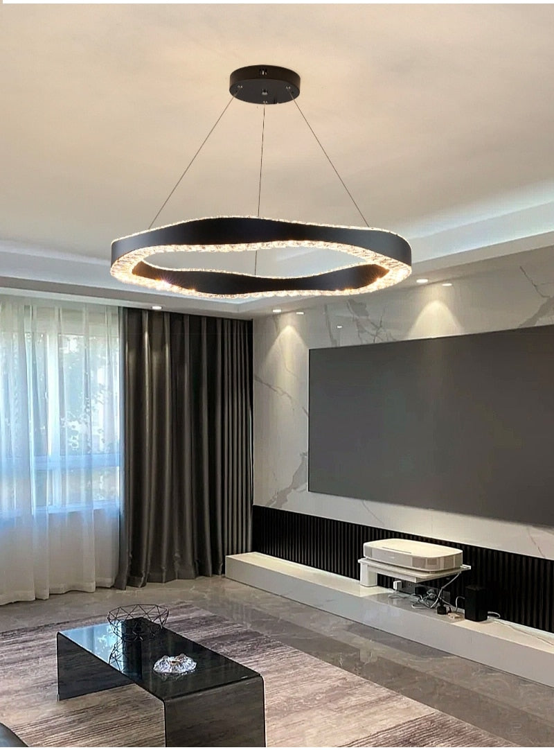 Ylk Modern Crystal Chandelier Fixture