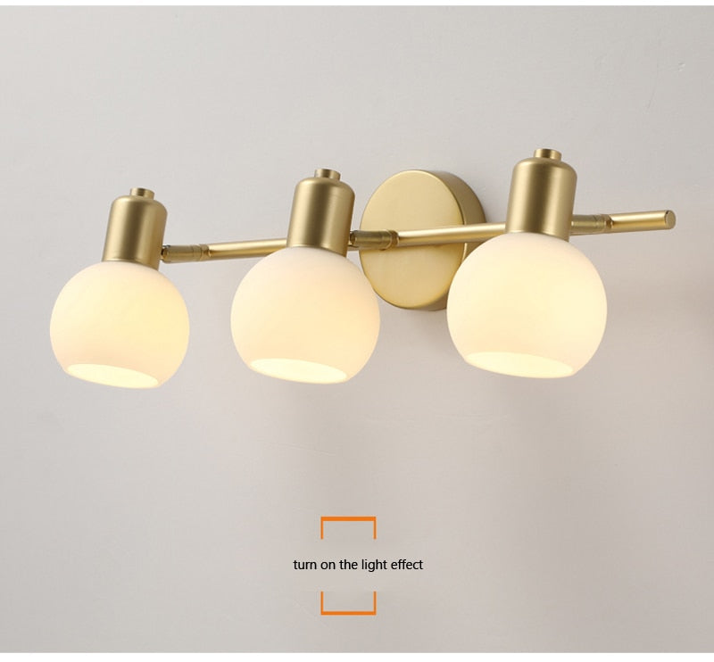 Wad Copper Industrial Wall Lamp