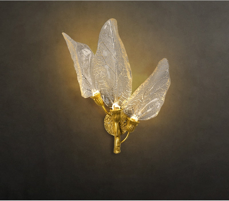 Ylk Kiya Leaf Acrylic Wall Lamp