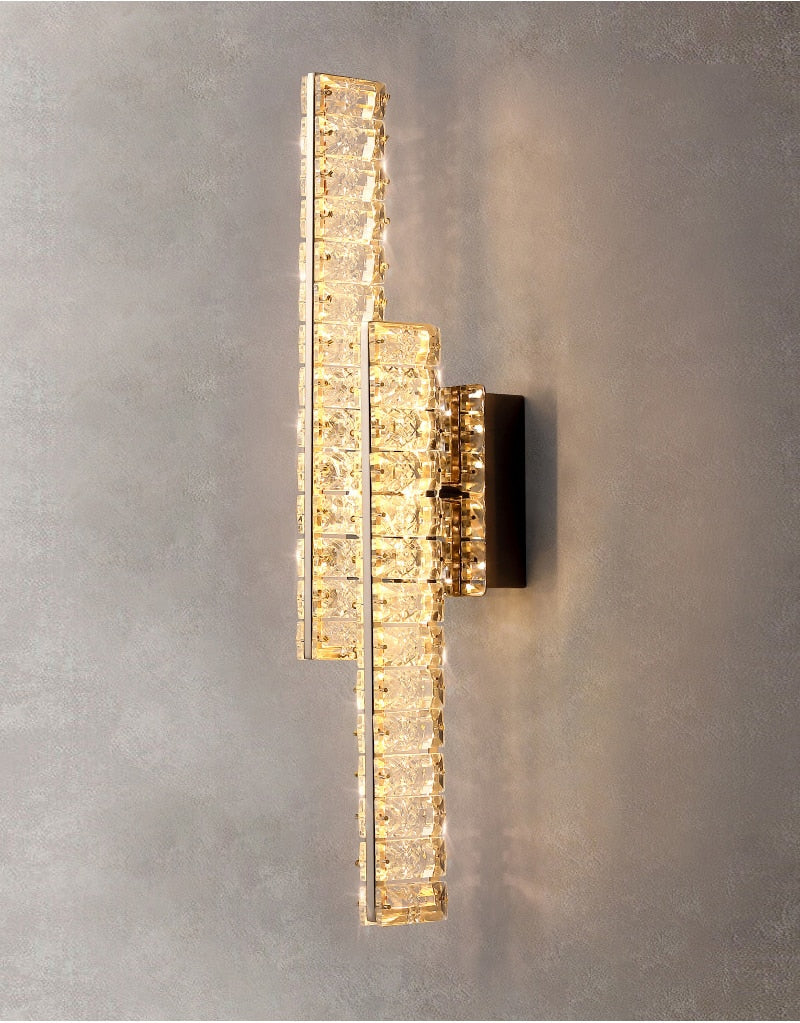 Ylk V Crystal Wall Sconce