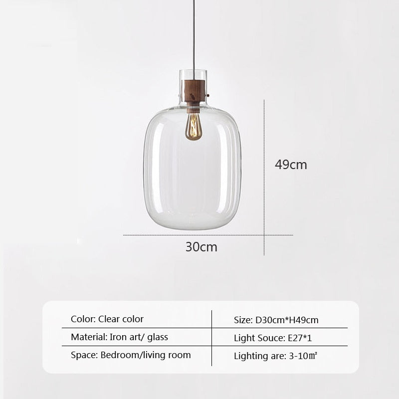 Wad Jar Vintage LED Pendant Light