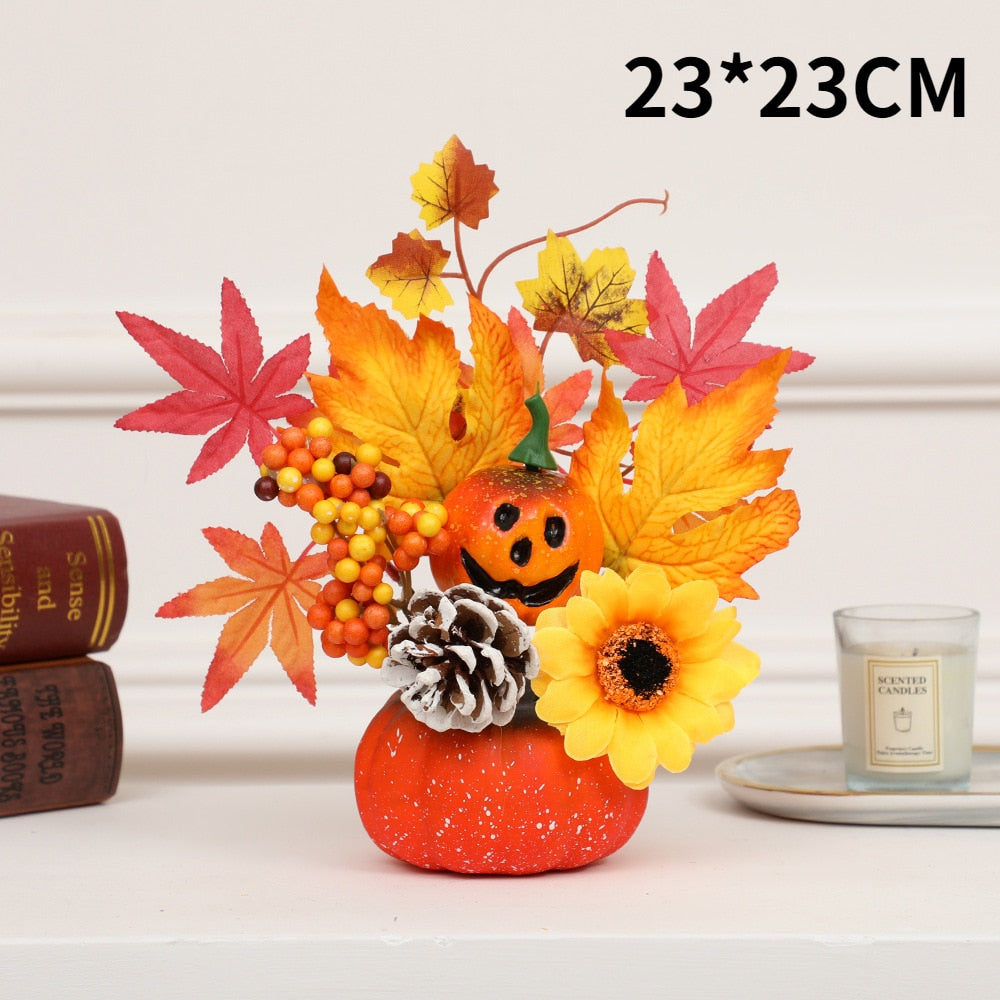 Hakon - Artificial Pumpkin Sunflower Ornament Fall Decor Sale Bedroom Decor Fall Home Decor Fall Decor 2023