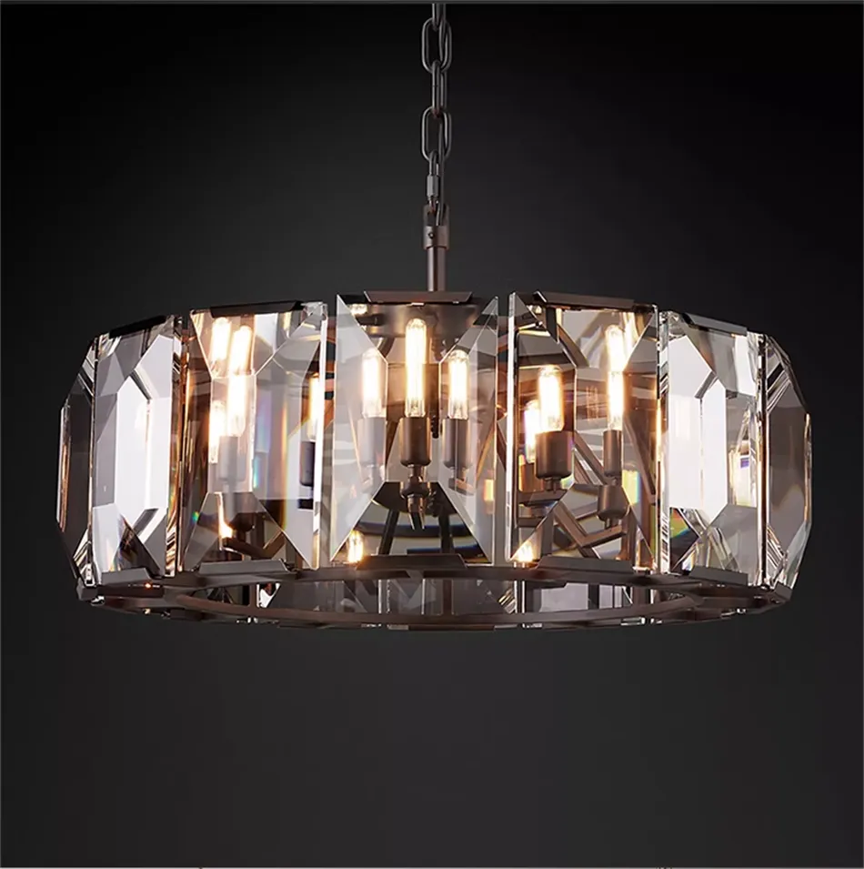Navi Elegant Dimmable Crystal Chandelier