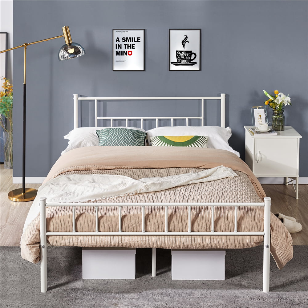 Birk - Queen Size Bed Frame Metal Bed Frame Queen Bed Frame with Storage