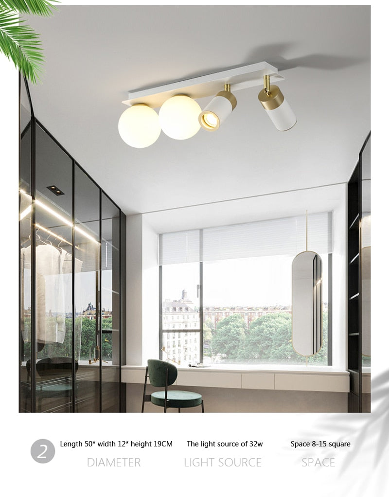 Wad Nordic Modern Glass Ball Lamp