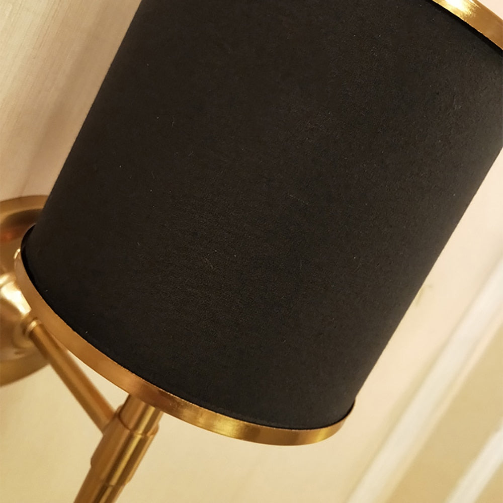 Ylk Axton Modern Black Wall Sconce