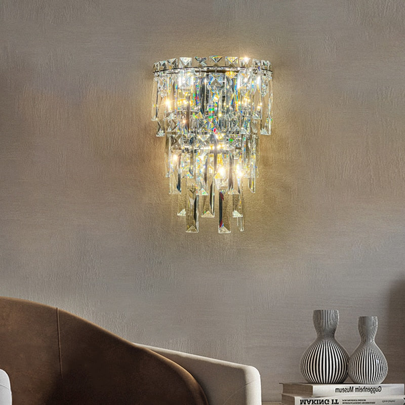 Ylk Tain Luxury Crystal Wall Lamp