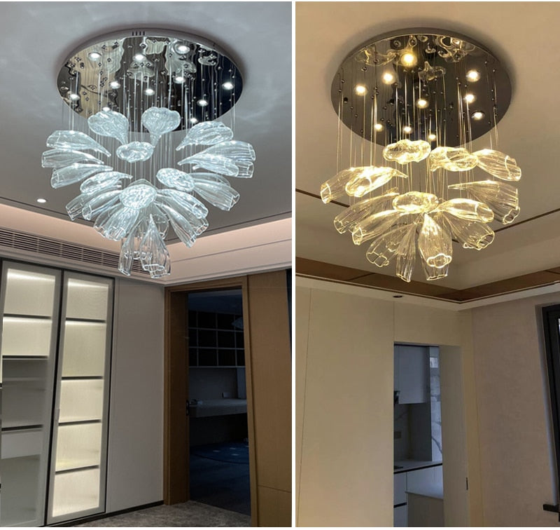 Ylk Luxury Crystal Chandelier Lamp