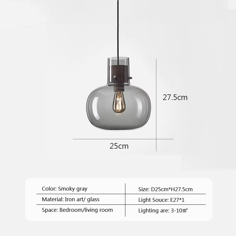 Wad Jar Vintage LED Pendant Light