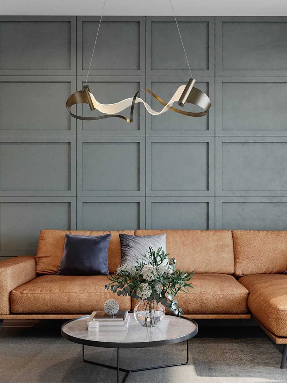 OLGA LED Ceiling Chandelier New Creative Luxury Acrylic Hanging Lamps