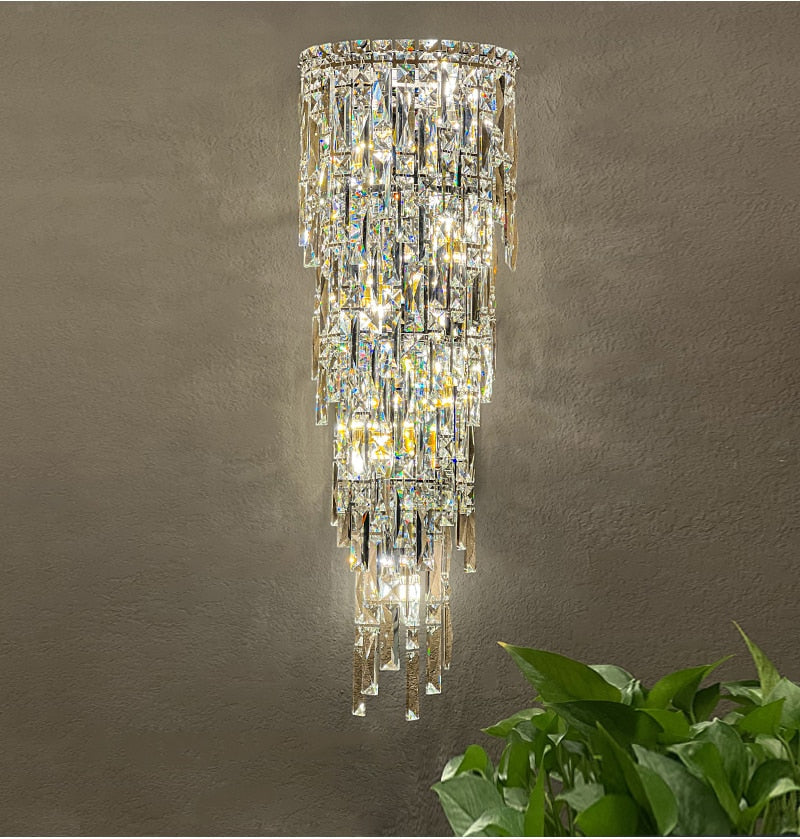 Ylk Tain Luxury Crystal Wall Lamp