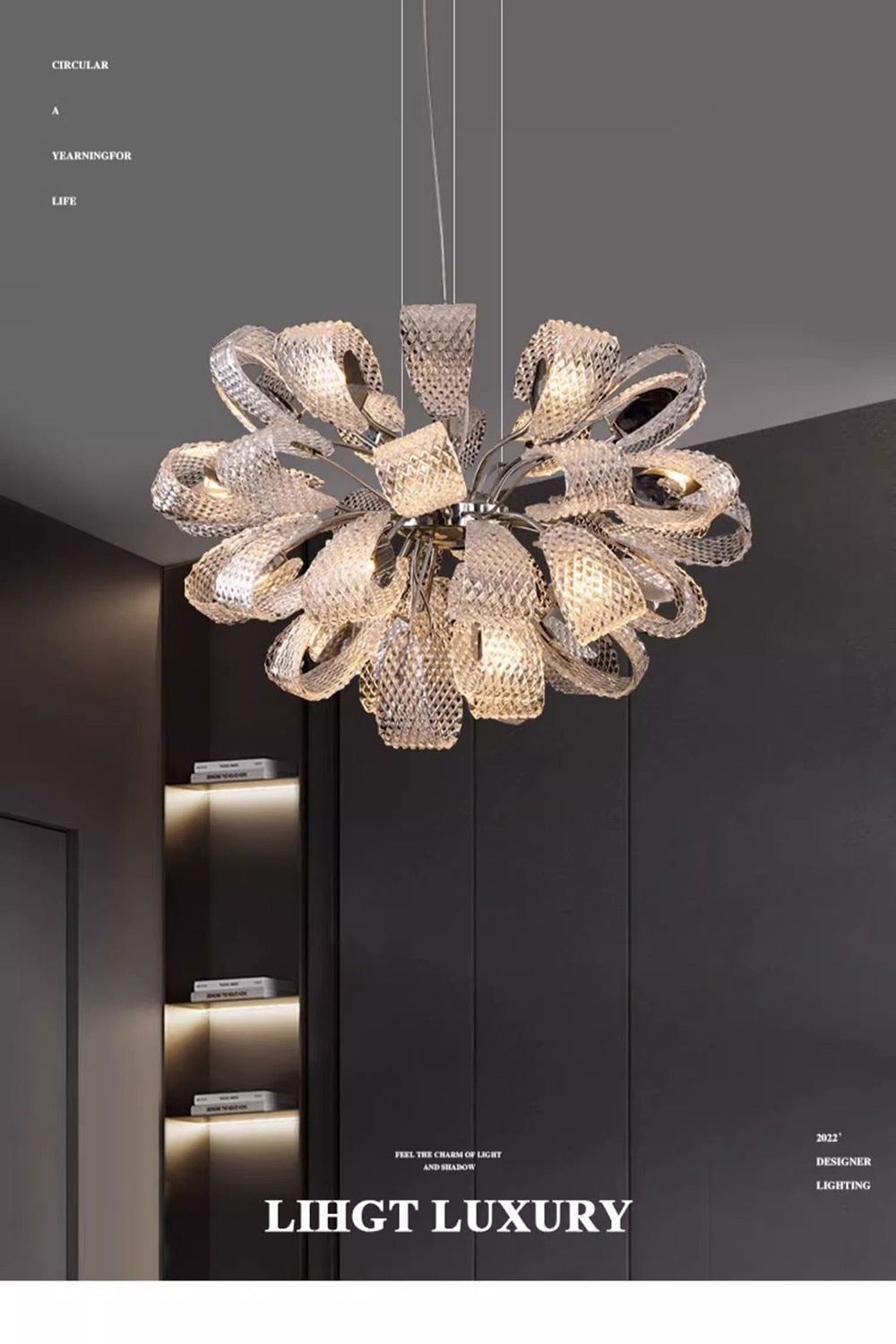 Privet Nordic Art Deco Chandelier