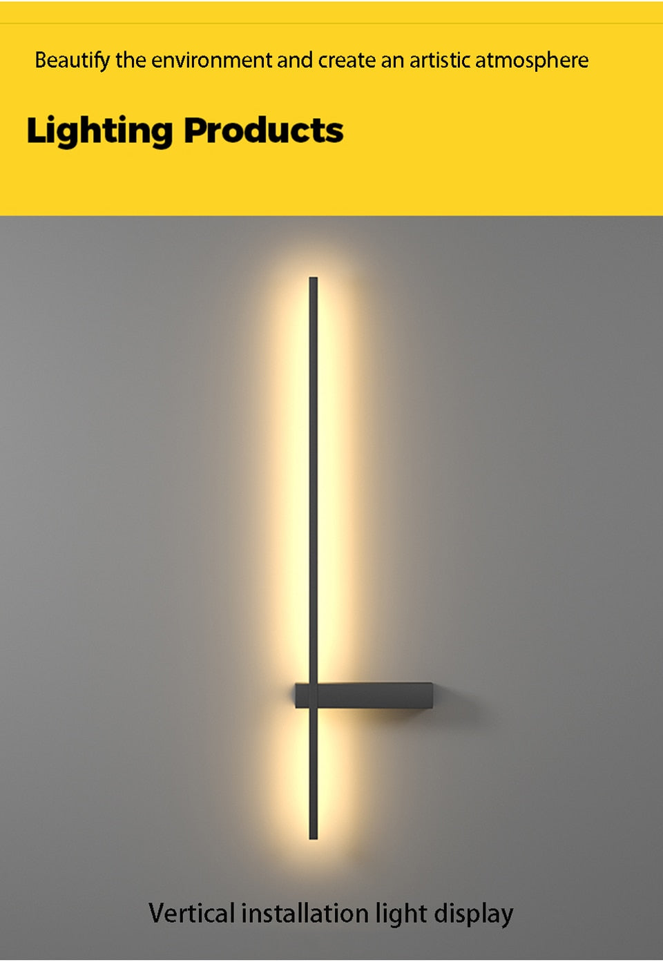 IIS Outdoor Wall Light Long Waterproof IP54 Light Fixture Aluminum